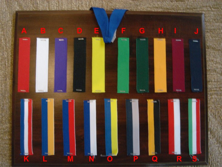 Neck Ribbon Colors - Click Image to Close